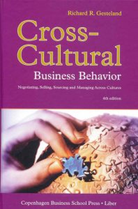 Cross Culture Business Behaviors